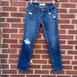Abercrombie & Fitch Distressed Ripped Jean